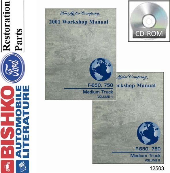 2001 Ford Truck F650 - F750 Factory Shop Service Manual