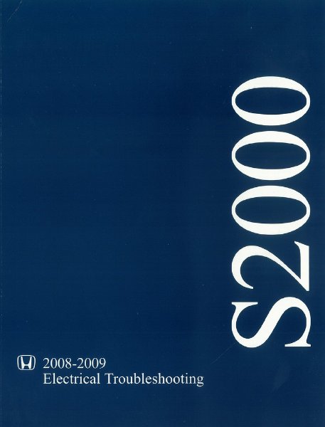 2008–2009 Honda S2000 Factory Shop Service Manual