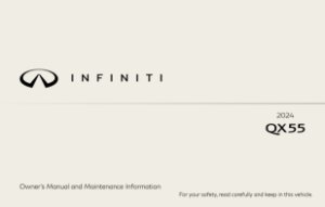 2024 Infiniti QX55 Owner's Manual