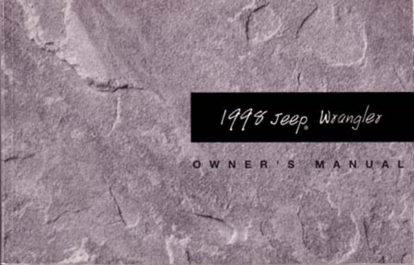 1998 Jeep Wrangler Owner's Manual