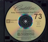 1973 CADILLAC Body, Chassis & Electrical Service Manual sample image