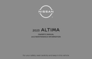 2023 Nissan Altima Owner's Manual
