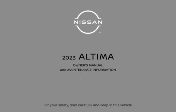 2023 Nissan Altima Owner's Manual