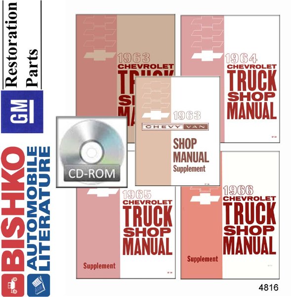 1963–1966 Chevrolet Truck ALL MODELS - INCLUDES 64-66 TRUCK SUPPLMENT VAN