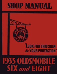 1935 Oldsmobile Six, Eight Factory Shop Service Manual