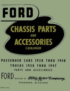 1928–1948 Ford CAR TRUCK Parts Book