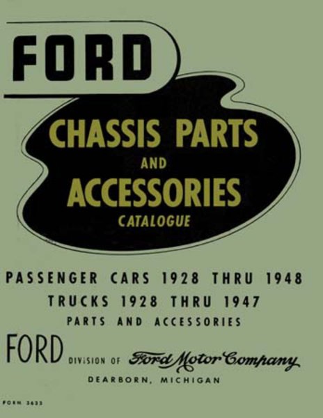 1928–1948 Ford CAR TRUCK Parts Book