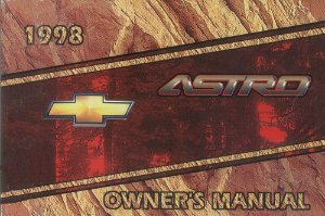 1998 Chevrolet Astro Owner's Manual