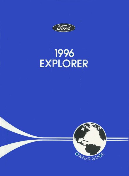 2000 Ford Explorer Owner's Manual