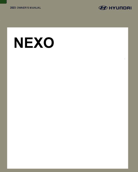 2023 Hyundai Nexo Owner's Manual