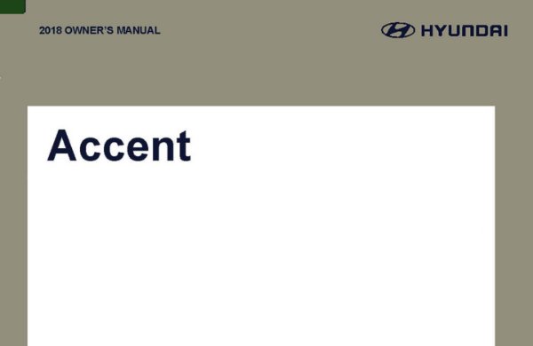 2018 Hyundai Accent Owner's Manual