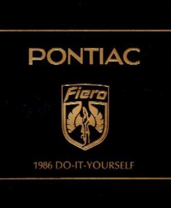 1986 Pontiac Fiero Owner's Manual