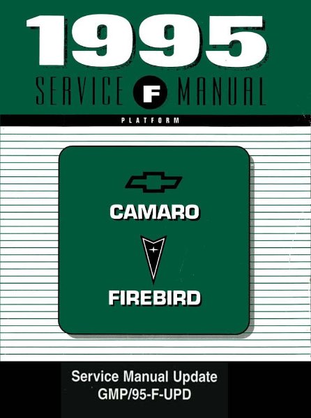 1995 Chevrolet Camaro, Firebird Factory Shop Service Manual