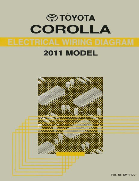 2011 Toyota Corolla Wiring Diagrams Manual