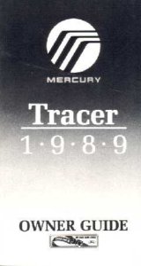 1989 Mercury Tracer Owner's Manual