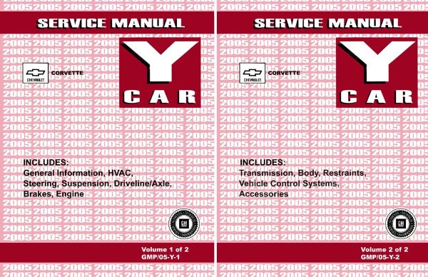 2005 Chevrolet Corvette Factory Shop Service Manual