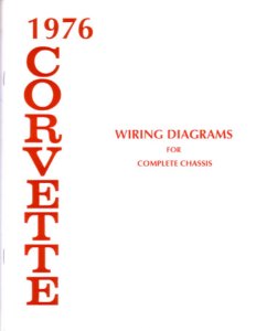 1976 Chevrolet Corvette Wiring Diagrams Manual