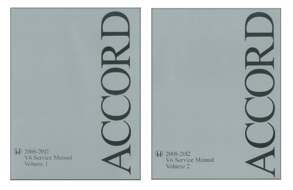 2008–2012 Honda Accord V6 Factory Shop Service Manual