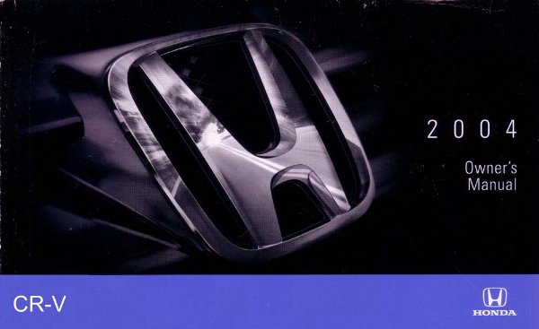 2004 Honda CR-V Owner's Manual