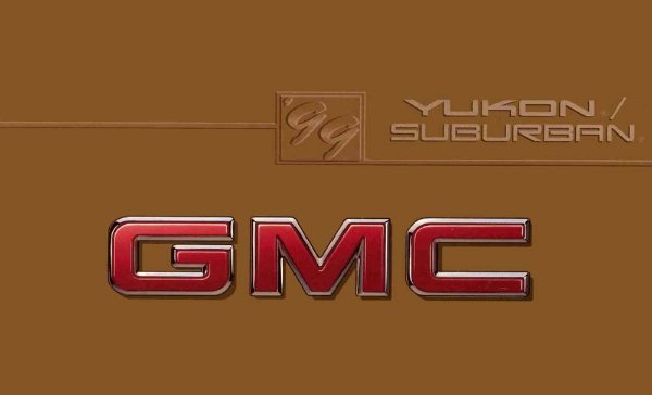 1999 GMC Yukon/Suburban Owner's Manual