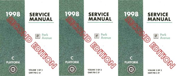 1998 Buick Park Avenue Factory Shop Service Manual