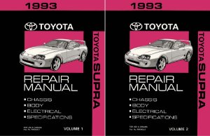 1993 Toyota Supra Factory Shop Service Manual