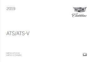 2019 Cadillac ATS, ATS-V Owner's Manual