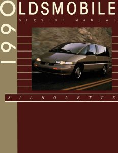 1990 Oldsmobile Silhouette Factory Shop Service Manual