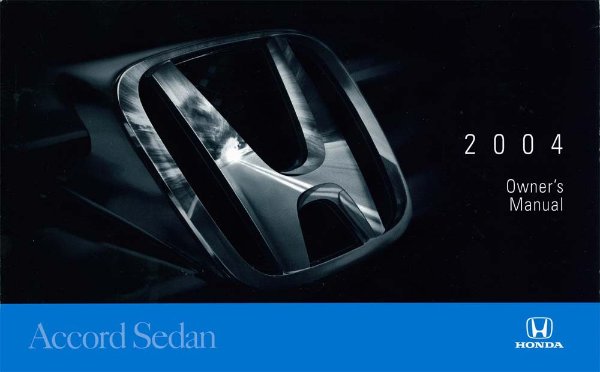 2004 Honda Accord Sedan Owner's Manual