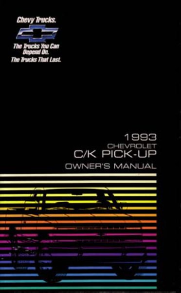 1993 Chevrolet Silverado 1500, Silverado 2500, Silverado 3500 Owner's Manual