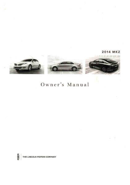 2014 Lincoln MKZ Owner's Manual
