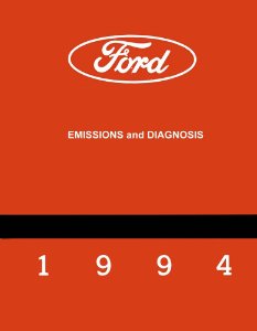 1994 Ford Lincoln Mercury Emissions Diagnosis Troubleshooting Shop Repair Manual