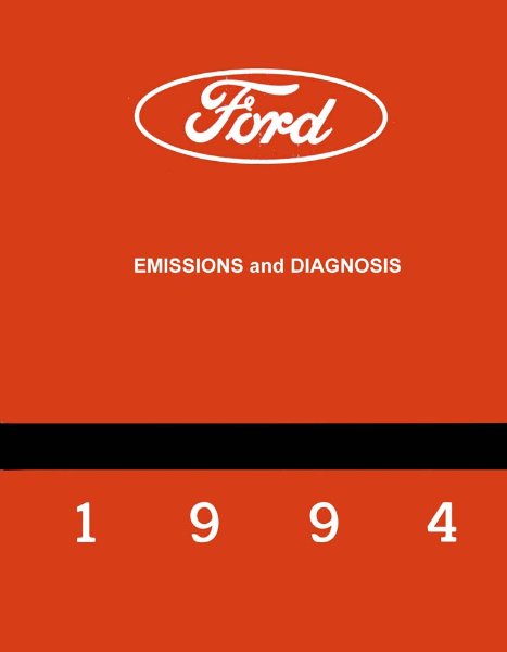 1994 Ford Lincoln Mercury Emissions Diagnosis Troubleshooting Shop Repair Manual
