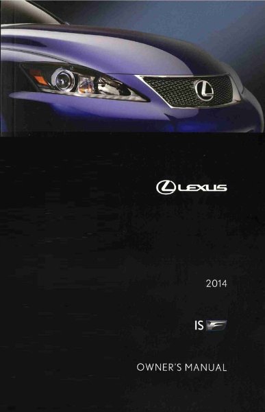 2014 Lexus IS F Owner's Manual