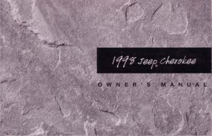 1998 Jeep Cherokee Owner's Manual