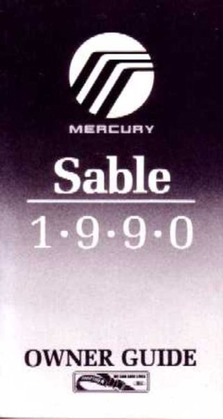 1990 Mercury Sable Owner's Manual