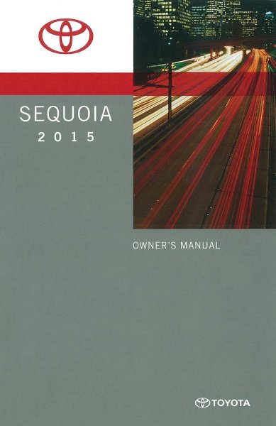 2015 Toyota Sequoia Owner's Manual