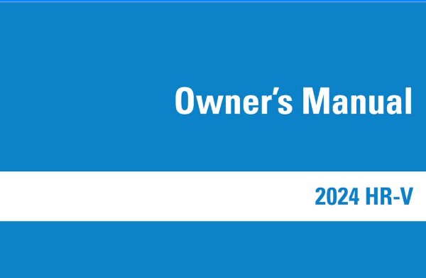 2024 Honda HR-V Owners Manual User Guide