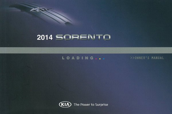 2014 Kia Sorento Owner's Manual