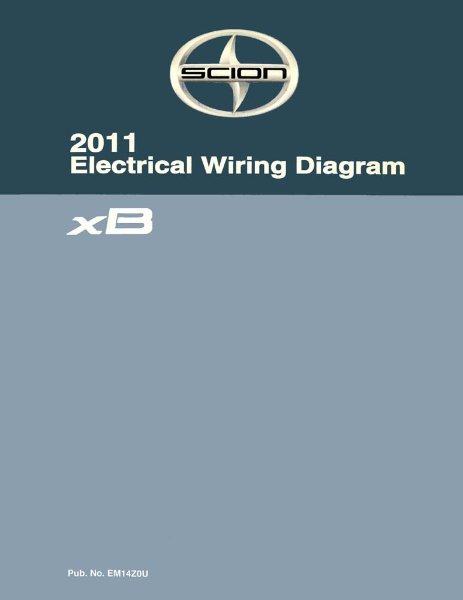 2011 Scion xB Wiring Diagrams Manual