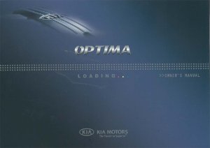 2010 Kia Optima Owner's Manual