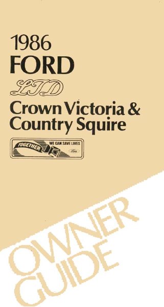 1987 Jeep Cherokee & Wagoneer Owner's Manual