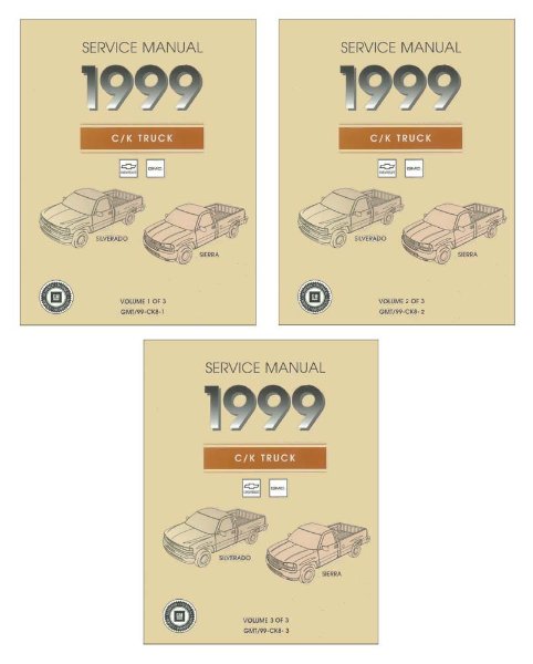 1999 Chevrolet Truck Lt Duty C/K (Late Edition - AFTER 5/1/99) Factory Shop
