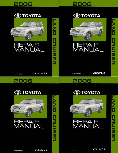 2006 Toyota Land Cruiser Factory Shop Service Manual