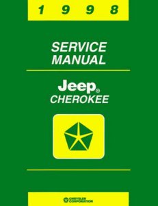 1998 Jeep Cherokee Factory Shop Service Manual