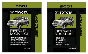 2001 Toyota Land Cruiser Factory Shop Service Manual