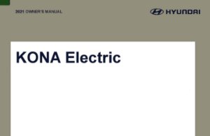 2021 Hyundai Kona EV Electric Owner's Manual
