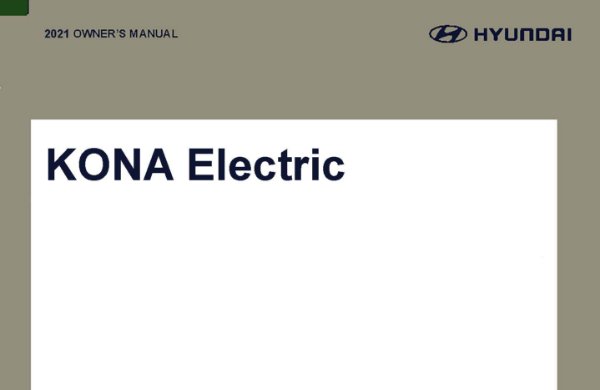 2021 Hyundai Kona EV Electric Owner's Manual