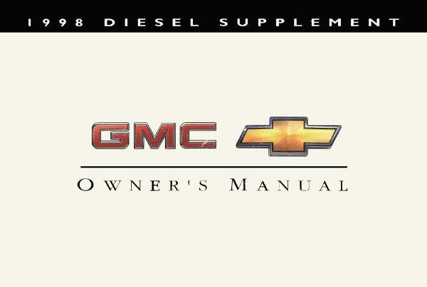 1998 Chevrolet & GMC Light Duty Trucks Owner's Manual