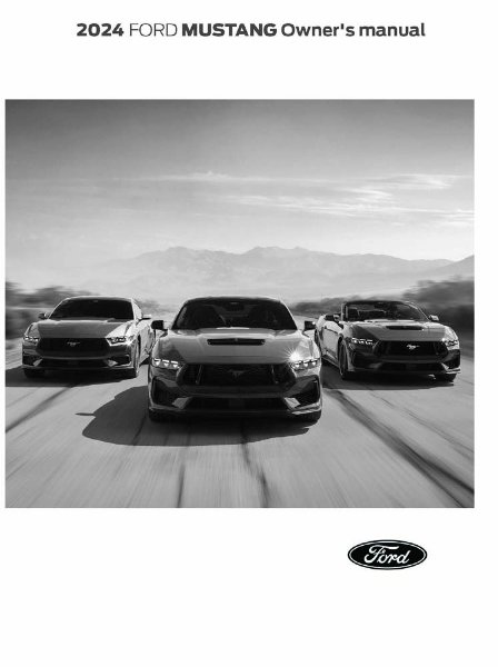 2024 Ford Mustang Owner's Manual